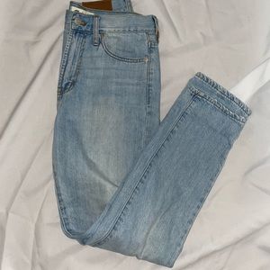 Madewell High Rise Summer Jeans